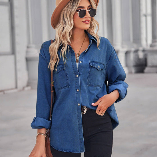 Denim Button Down Shirt